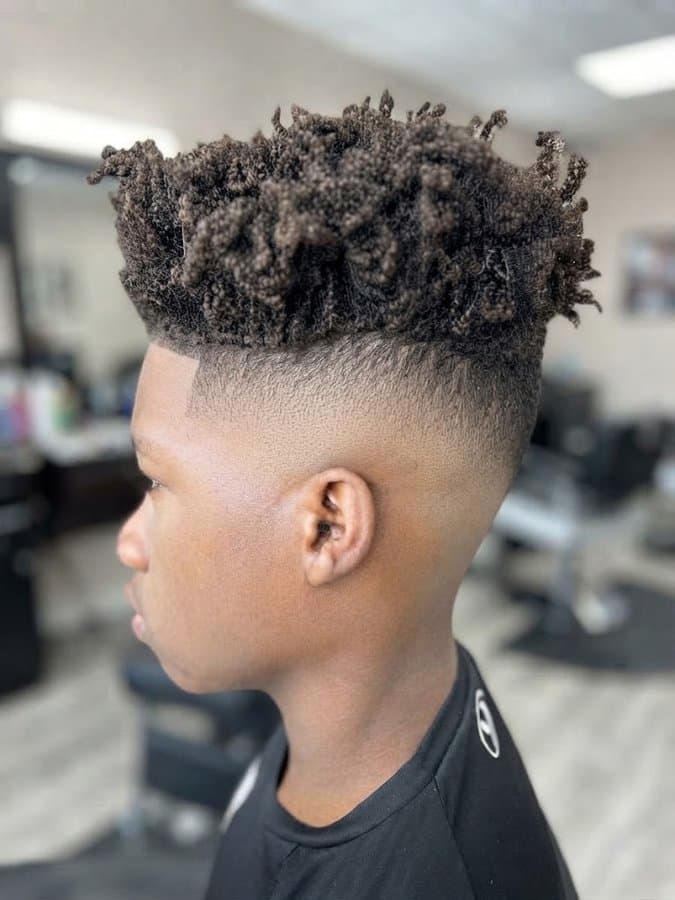 Twisted fro fade